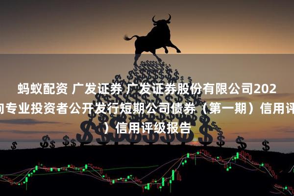 蚂蚁配资 广发证券 广发证券股份有限公司2026年面向专业投资者公开发行短期公司债券（第一期）信用评级报告