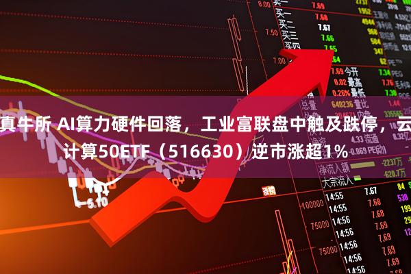 真牛所 AI算力硬件回落，工业富联盘中触及跌停，云计算50ETF（516630）逆市涨超1%